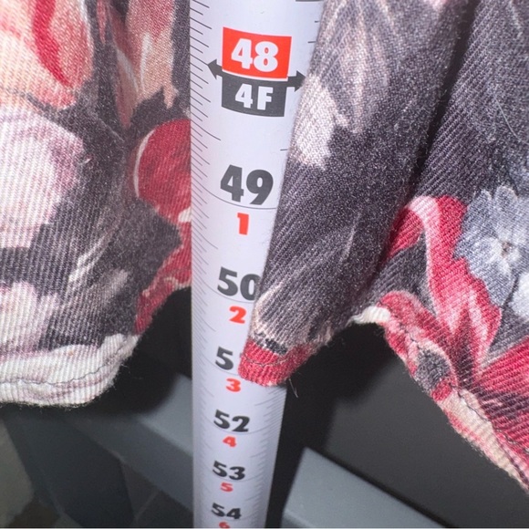 Women’s Vintage Floral Maxi Length Drop Waist Long Puff Sleeve Dress Size: 6 - Picture 15 of 16